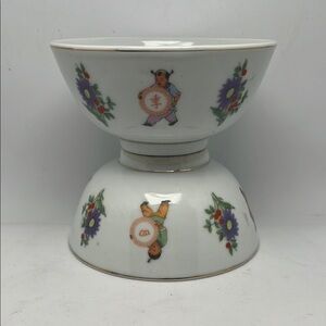 Vintage Porcelain Rice Bowls - 19 in total
